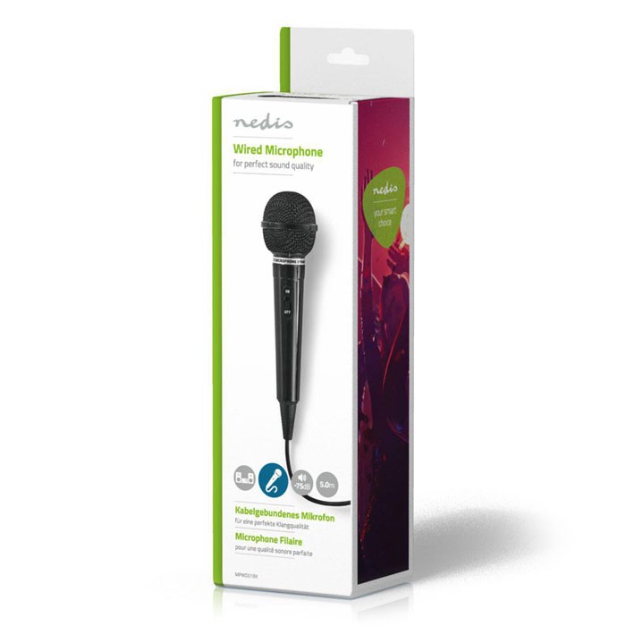 MICROPHONE WIRED MPWD01BK NEDIS - Image 3
