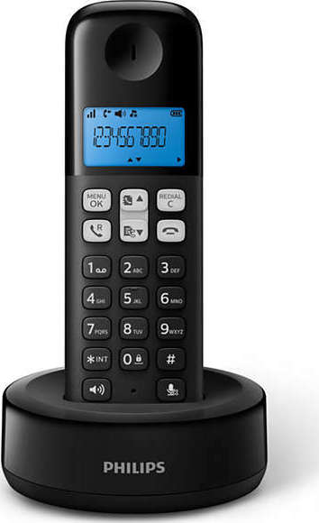 ΤΗΛΕΦΩΝΟ ΑΣΥΡΜΑΤΟ D1611B/GRS ΜΑΥΡΟ PHILIPS