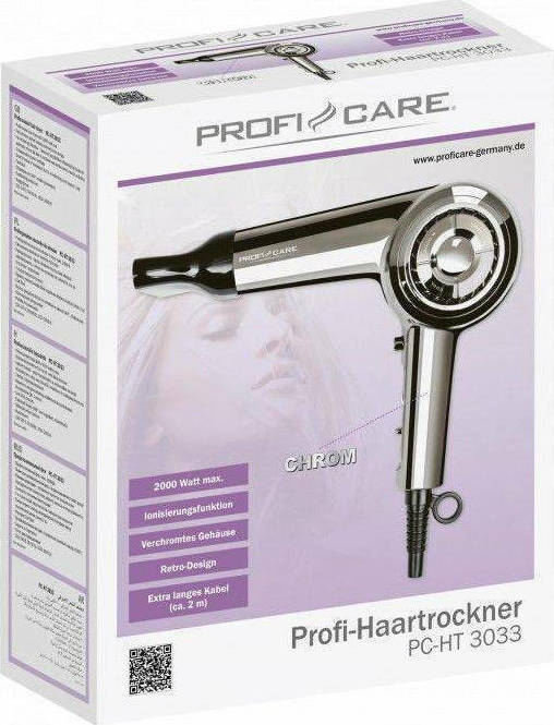 ΣΕΣΟΥΑΡ ΜΑΛΛΙΩΝ PC-HT 3033 2000W PROFI CARE - Image 4