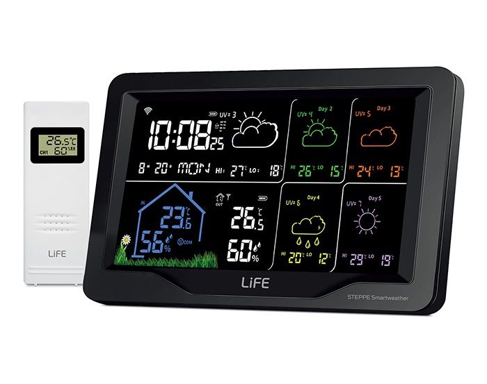 ΜΕΤΕΩΡΟΛΟΓΙΚΟΣ ΣΤΑΘΜΟΣ STEPPE SMARTWEATHER TUYA LIFE