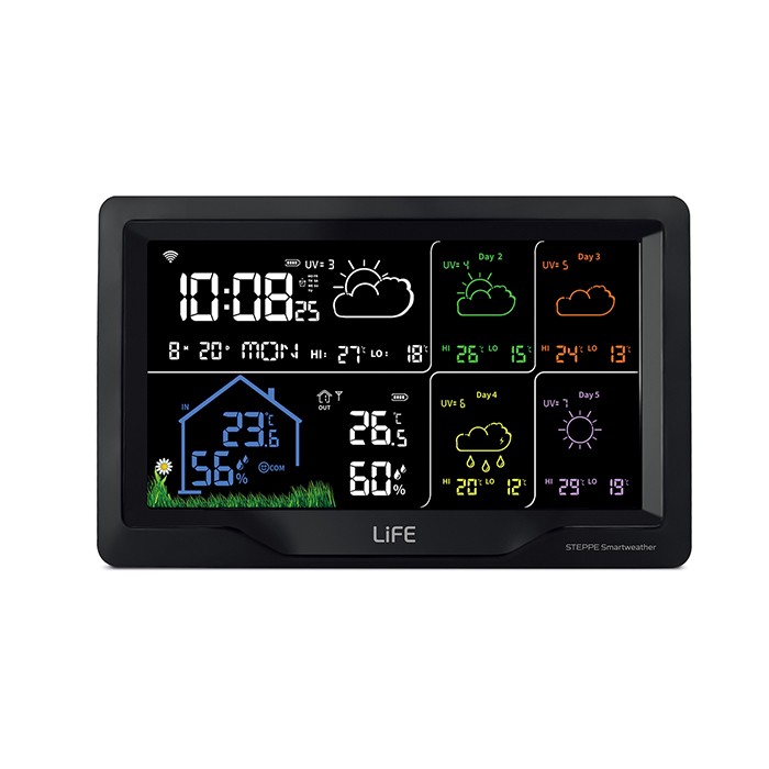 ΜΕΤΕΩΡΟΛΟΓΙΚΟΣ ΣΤΑΘΜΟΣ STEPPE SMARTWEATHER TUYA LIFE - Image 4