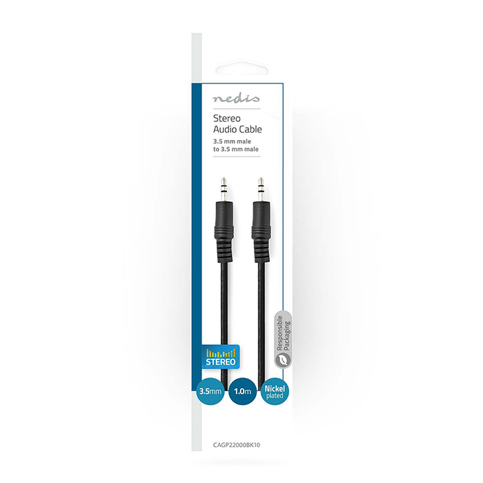 ΚΑΛΩΔΙΟ CAGP22000BK10 STEREO NEDIS - Image 4