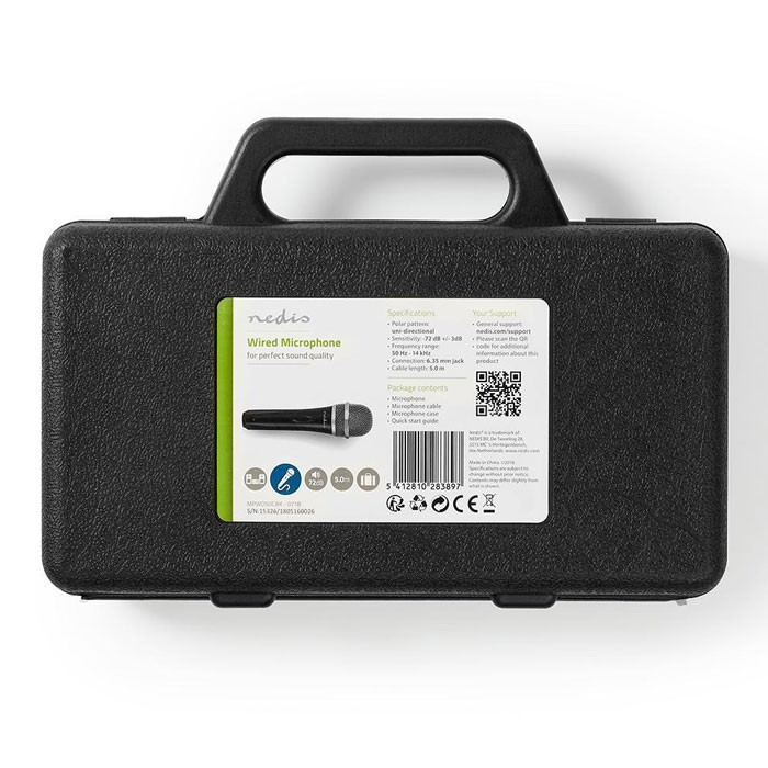 MICROPHONE WIRED MPWD50CBK NEDIS - Image 4