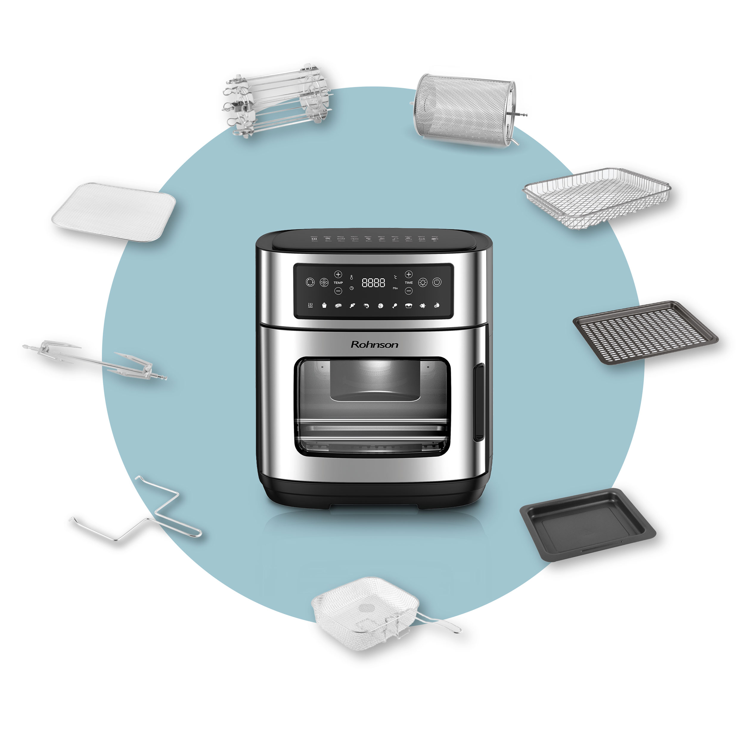 ΦΡΙΤΕΖΑ AIR FRYER MOD R-2853 ROHNSON - Image 8