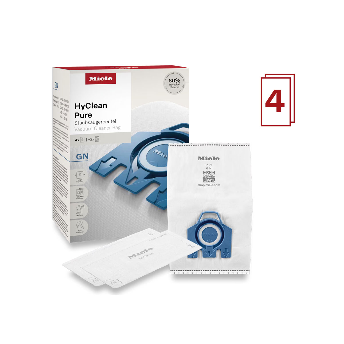 ΣΑΚΟΥΛΑ ΣΚΟΥΠΑΣ GN HyClean Pure MIELE - Image 2