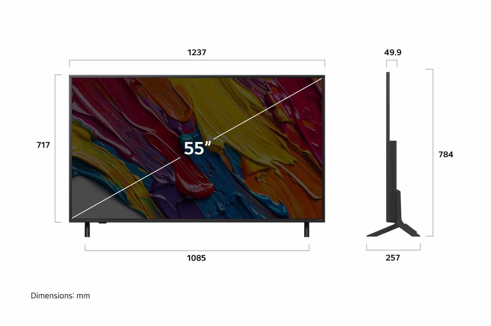 TV 55'' QNED 55QNED82A6B LG - Image 4