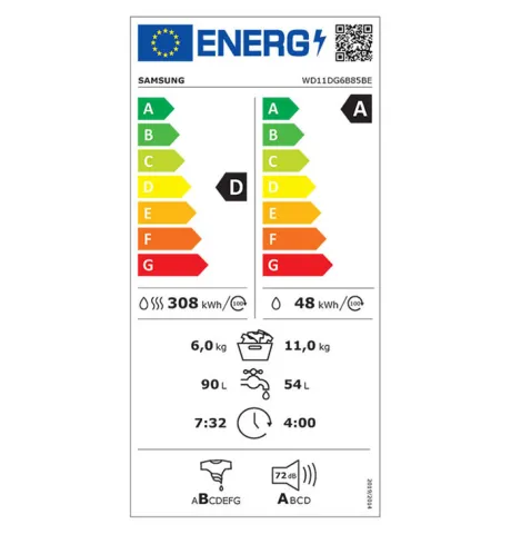 ΠΛΥΝΤΗΡΙΟ ΡΟΥΧΩΝ - ΣΤΕΓΝΩΤΗΡΙΟ WD11DG6B85BEU4 SAMSUNG - Image 6