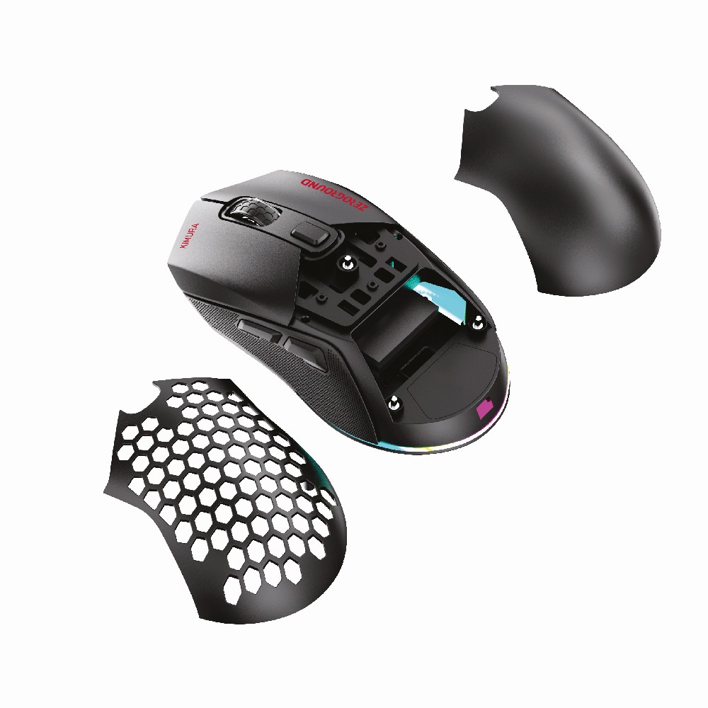 MOUSE WIRELESS/WIRED 2.4GHz/BT/USB MS-4600WG KIMURA v4.0 ZEROGROUND - Image 2