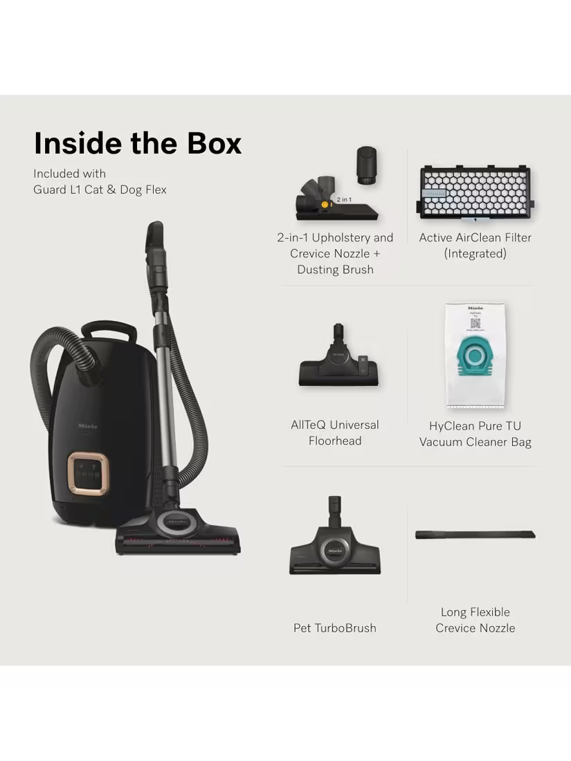 ΣΚΟΥΠΑ ΗΛΕΚΤΡΙΚΗ GUARD L1 CAT&DOG FLEX BLACK MIELE - Image 4