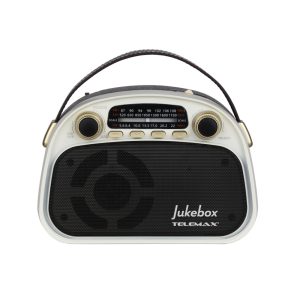 ΦΟΡΗΤΟ ΡΑΔΙΟΦΩΝΟ RETRO ΜΕ BLUETOOTH JUKEBOX VX-1982 TELEMAX