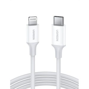 CHARGING CABLE MFI US171 18W PD TYPE-C/i6 WHITE 1m 10493 3A UGREEN