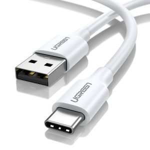 CHARGING CABLE US287 TYPE-C 1m WHITE 60121 3A UGREEN