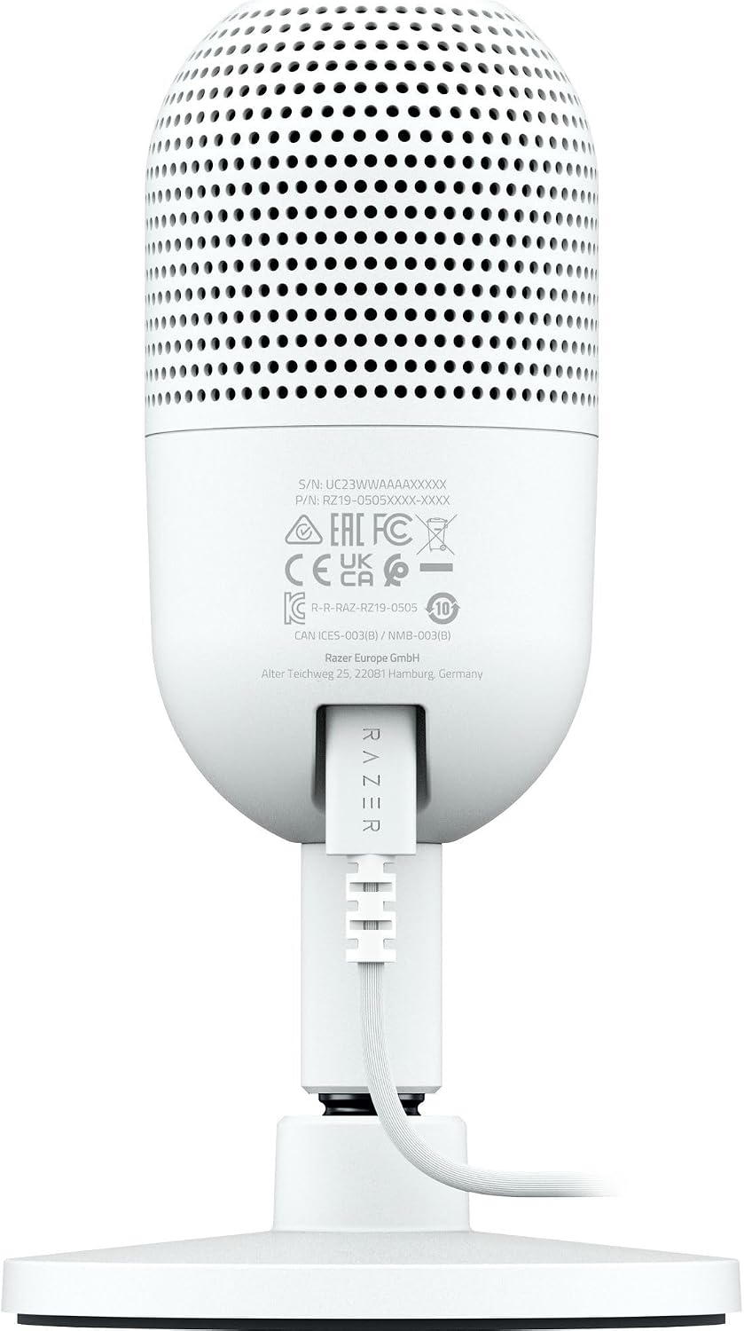 MICROPHONE SEIREN V3 MINI USB CONDENSER WHITE RAZER - Image 6