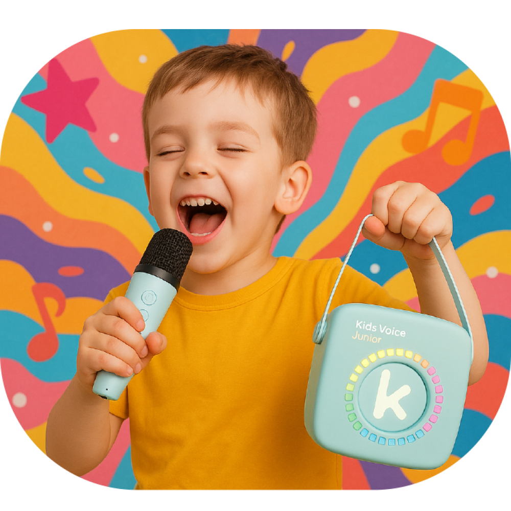 SPEAKER & MIC KIDSVOICE BLUETOOTH JUNIOR MINI +NIKOLETA TV KBT3NTPNK PINK KIDDOBOO - Image 4