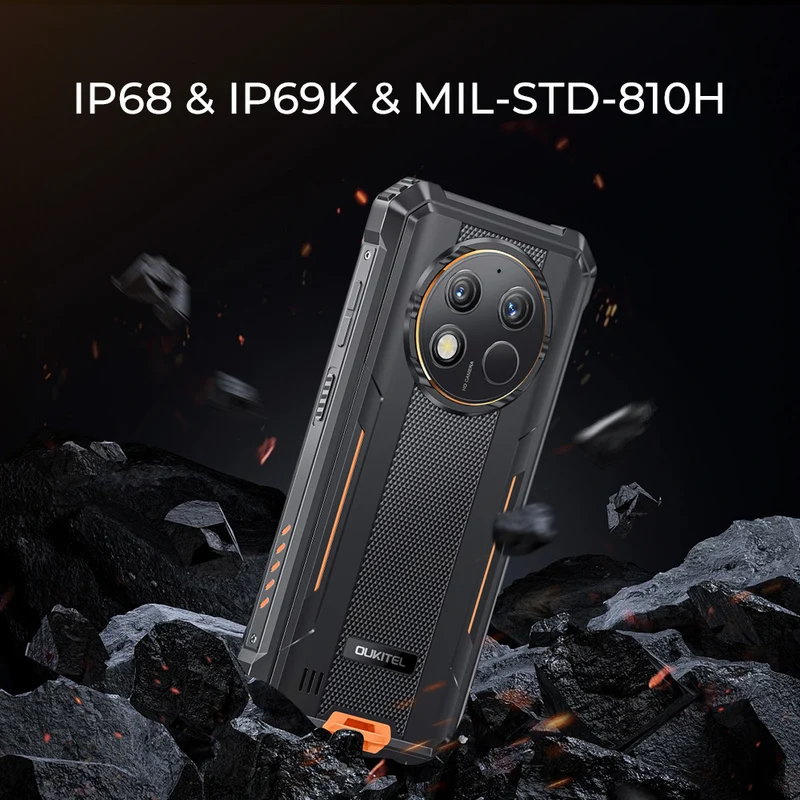 SMARTPHONE WP28E 6.52'' 4GB/64GB IP68/IP69K 10600mAh ΜΑΥΡΟ OUKITEL - Image 4