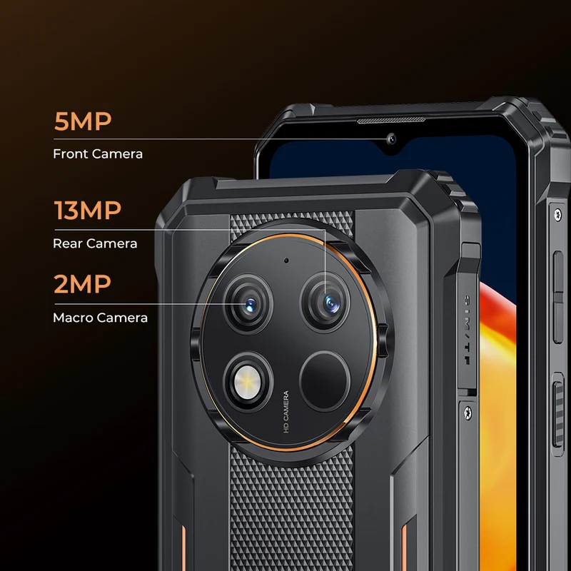 SMARTPHONE WP28E 6.52'' 4GB/64GB IP68/IP69K 10600mAh ΜΑΥΡΟ OUKITEL - Image 5