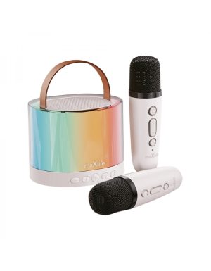 MXKS-200 MAXLIFE ΑΣΠΡΟ BLUETOOTH KARAOKE SPEAKER