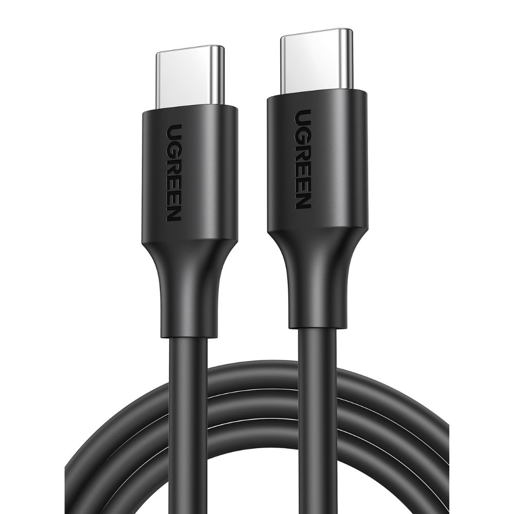 CHARGING CABLE US286 TYPE-C/TYPE-C 1m BLACK 50997 3A UGREEN - Image 2