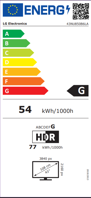 TV 43'' NANO UHD 43NU850B6LA LG - Image 5