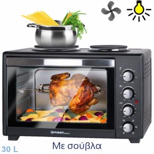 ΦΟΥΡΝΑΚΙ ΗΛΕΚΤΡΙΚΟ ΜΕ 2 ΜΑΤΙΑ  FA-5045-6 30L 3200W FIRST